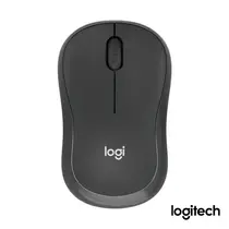 Mouse Sem Fio Logitech M240 Grafite, 1000DPI, Clique Silencioso, Design Ambidestro Compacto, Conexão Bluetooth