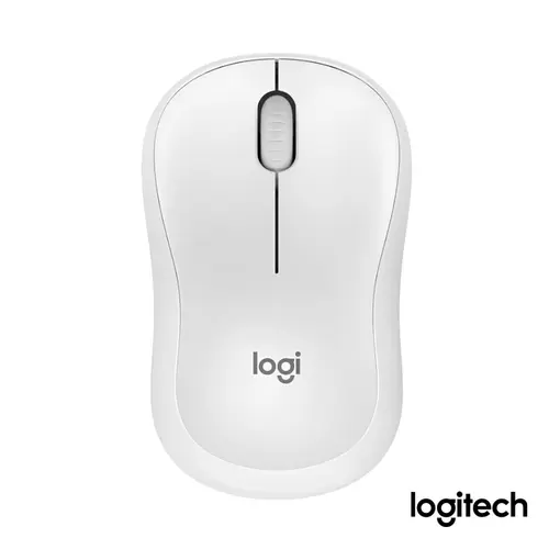 Mouse Sem Fio Bluetooth 1000 DPI Logitech M240 Branco