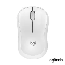 Mouse Sem Fio Bluetooth 1000 DPI Logitech M240 Branco