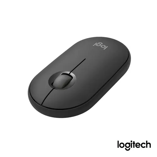 Mouse Sem Fio Bluetooth Logitech Pebble 2 M350s Grafite