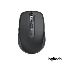 Mouse Sem Fio Logitech MX Anywhere 3S Grafite, 8000DPI, Clique Silencioso, Conexão Bluetooth, Recarregável