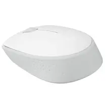 Mouse Sem Fio Logitech M170 Branco, Design Ambidestro Compacto, 1000DPI, Conexão USB e Pilha Inclusa
