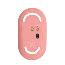 Mouse Sem Fio Logitech Pebble 2 M350s Rosa, Clique Silencioso, Bluetooth e Pilha Inclusa