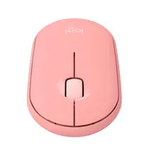 Mouse Sem Fio Logitech Pebble 2 M350s Rosa, Clique Silencioso, Bluetooth e Pilha Inclusa