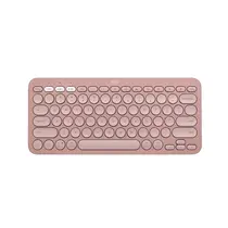 Teclado Sem Fio Bluetooth Logitech Pebble Keys 2 K380s Rosa