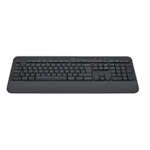 Teclado Sem Fio Logitech Signature K650 Grafite, Conexão Bluetooth e USB, Com Apoio para as Mãos e Pilhas Inclusas