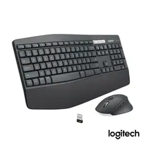 Kit Teclado e Mouse Sem Fio Logitech MK850, Teclado com Apoio, Conexão USB e Bluetooth, Pilhas Inclusas