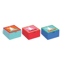 CAIXA PRESENTE BRIGADEIRO 8,5CMX8,5CMX3,5CM CROMUS  DIVERTIDAS PASCOA SORTIDO 10