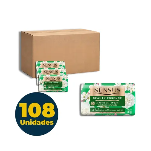 SABONETE BARRA FONTANA SENSUS  80G JARDINS DA TURQUIA 108 UN