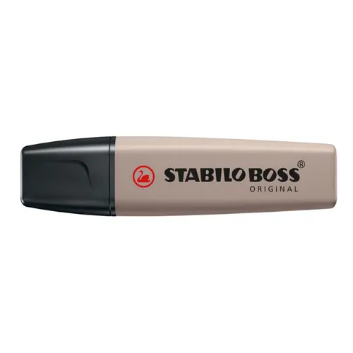 MARCA TEXTO STABILO BOSS NATURE CINZA QUENTE 10 UN