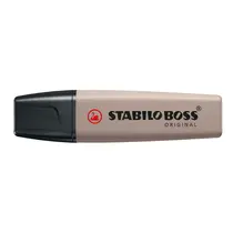 MARCA TEXTO STABILO BOSS NATURE CINZA QUENTE 10 UN