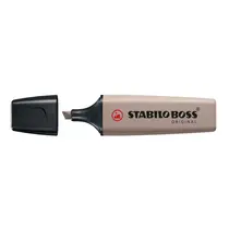 MARCA TEXTO STABILO BOSS NATURE CINZA QUENTE 10 UN