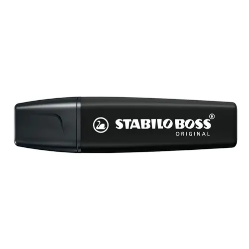 MARCA TEXTO STABILO BOSS  PRETO 10 UN