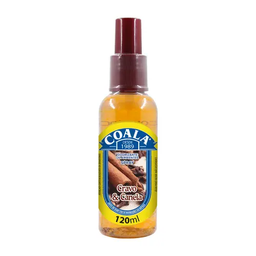 Odorizante Ambiente Spray 120ml Coala Cravo e Canela