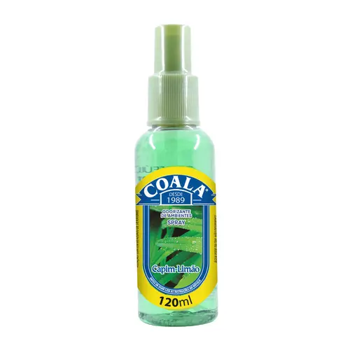 Odorizante Ambiente Spray 120ml Coala Capim Limão