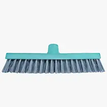 VASSOURA 25CM COM CABO MULTIUSO SUPERPRO RIGIDA 12 UN