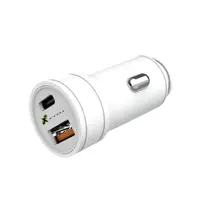 Carregador Veicular De 2 Saídas USB Tipo C E USB Padrão Preto X-Cell