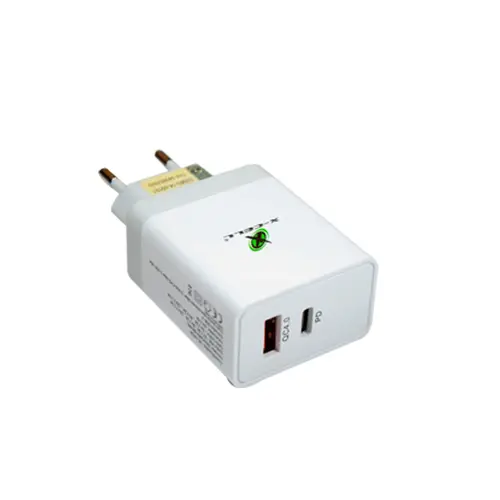 Carregador Parede 1 Saída USB-C Power + USB Branco X-Cell