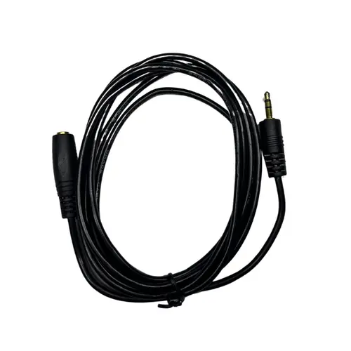 Cabo Extensor P2 Macho + P2 Fêmea Níquel 2m