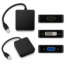Adaptador Displayport Macho X HDMI / VGA / DVI Femea Preto X-Cell