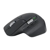 Mouse sem Fio Logitech MX Master 3s Grafite, 8000DPI, Clique Silencioso, Conexão Bluetooth, Recarregável