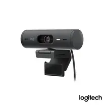 Câmera Webcam Full HD 1080p com Microfone Logitech Brio 500 Grafite