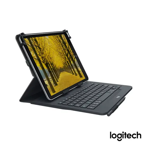 Capa com Teclado Logitech Universal Folio, para Tablets de 9" e 10", Bluetooth