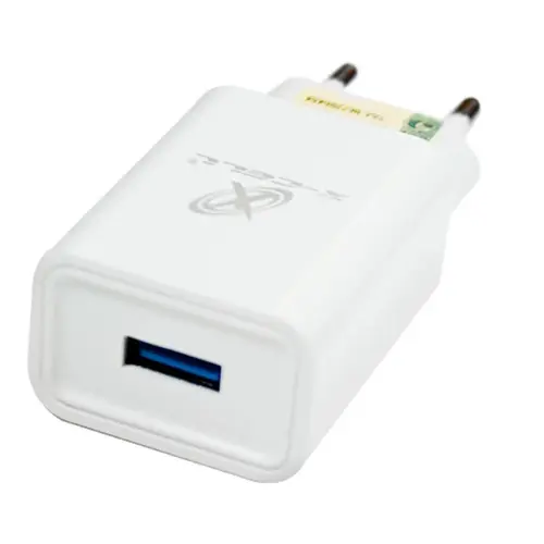 Carregador de Parede 1 Saída Micro Usb Power 2.4a Branco