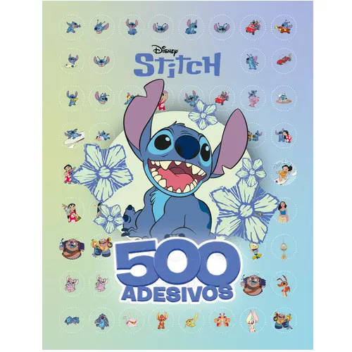 LIVRO INF CULTURAMA 500 ADESIVOS STITCH 20 UN