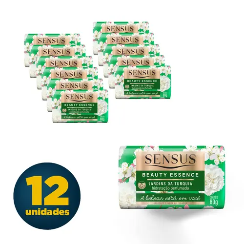 SABONETE BARRA FONTANA SENSUS  80G JARDINS DA TURQUIA 12 UN