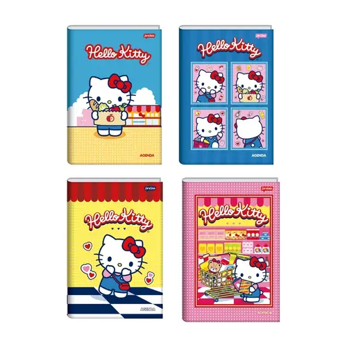 Agenda 2025 Permanente 13,4cm x 20cm Hello Kitty Jandaia