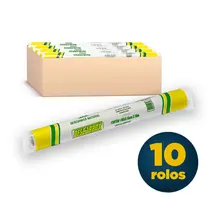 Lençol Hospitalar Papel 50cmx50m Natural Descarbox com 10 Rolos