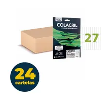 ETIQUETA A5 012 FL CA51250 12,0X50,0MM 27 ET FL 24 CTL