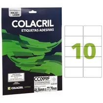 ETIQUETA CARTA 010 FL CC099F 46,56MMX77,79MM 10 ET FL 10 CTL