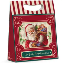 CAIXA PRESENTE PLUS P 18CMX7,5CMX24CM CROMUS NOELCARMIN 10 UN