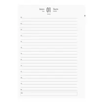 Agenda Espiral 13,6cm X 19,4cm Office Collection Rosa Jandaia 2026