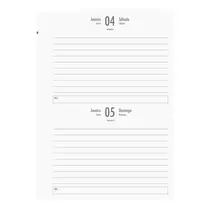 Agenda Espiral 13,6cm X 19,4cm Office Collection Rosa Jandaia 2026