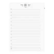 Agenda Espiral 13,6cm X 19,4cm Office Collection Tiffany Jandaia 2026