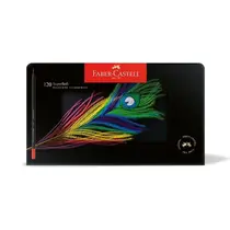 Lápis Cor 120 Cores Faber Super Soft Redondo com 2 Estojos