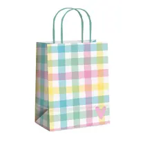 SACOLA PAPEL PRESENTE M 26CMX19,5CMX9,5CM CROMUS LUZ 10 UN