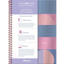 CADERNO FUNCIONAL CD ESP 80FL 200MMX275MM FORONI BALI 4UN