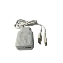 Carregador de Parede Com Cabo Type-C 2 Saídas Turbo
