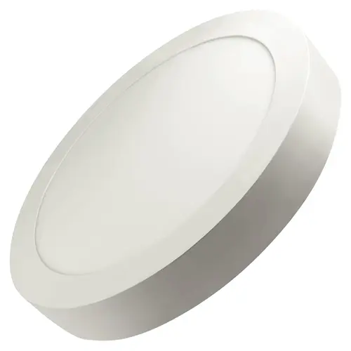 Luminária Plafon Sobrepor Redondo  24W Ourolux Superled 4000K Led Branca Fria