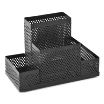 Organizador de Mesa Metal Aramado Preto