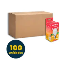 LAMPADA BULBO 9W LED BRANCA FRIA 6500K SUPERLED OUROLUX 100 UN