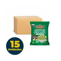 Amendoim Crocante Cebola e Salsa 90g Dacolônia com 15 Unidades