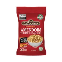 Amendoim Torrado e Salgado 50g Dacolônia