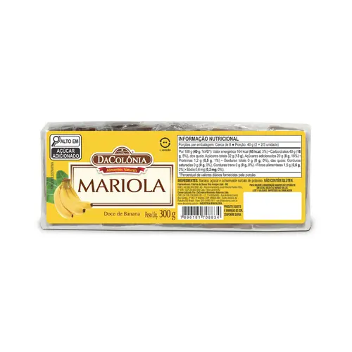 MARIOLA BANANA 300G DACOLONIA