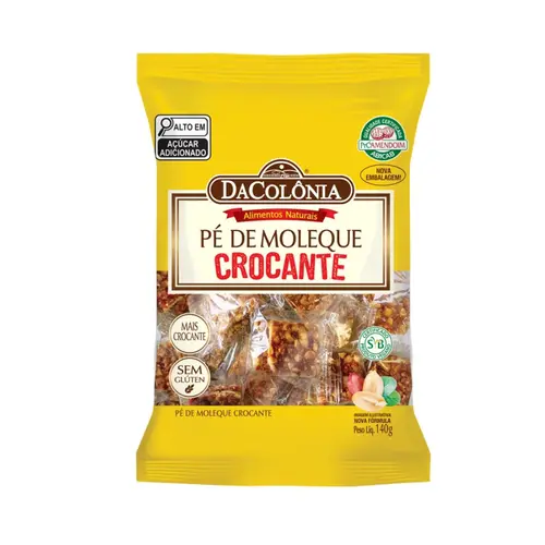 Pé de Moleque 140g Crocante Dacolônia
