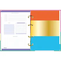 CADERNO ARGOLADO COLEGIAL 227MMX265MM 160FL FORONI SHINE 10 UN